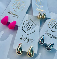 Chunky Teardrop Earrings