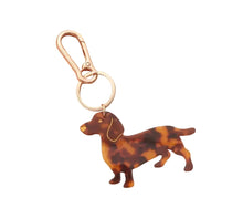 Dachshund Weenie Dog Acrylic Keychain Tag