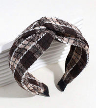 Plaid Twist Headbands