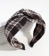 Plaid Twist Headbands