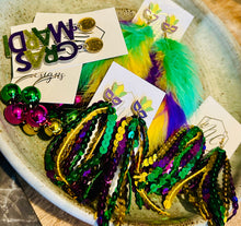 Assorted Mardi Gras Earrings