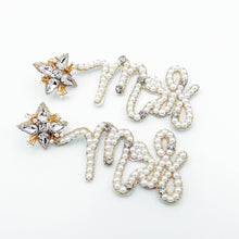 Mrs. Pearl Beaded Earrings