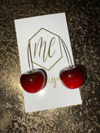 Cherry Drop Earrings