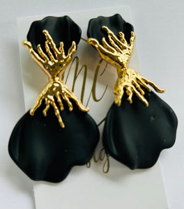 Glass Flower Earrings