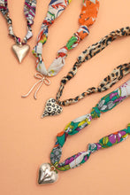 HANDMADE SCARF NECKLACE - HEART