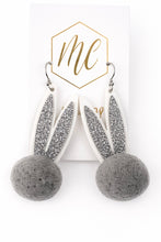 Pom Pom Bunny Easter Earrings