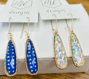 American Drop Dangle Earrings