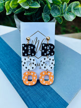 Boo Word Halloween Earrings