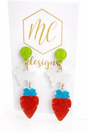 Easter Rabbit and Carrot Earrings