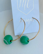 Sports Hoop Earrings