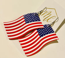 Flag Earrings USA