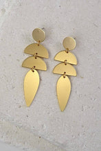 Matte Tiered Drop Earrings