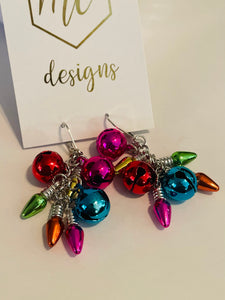 Colorful Jingle Bell Earrings