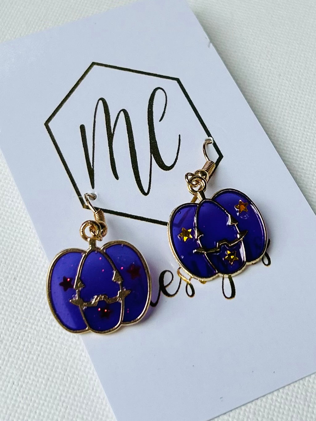 Pumpkin Dangle Earrings