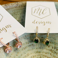 Dangly Rhinestone Earrings