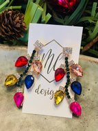 Large Christmas Bulb Earrings