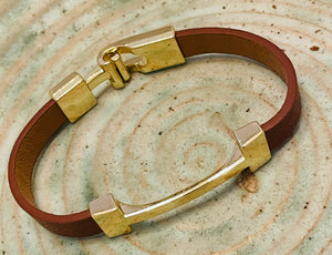 H Leather Bracelets