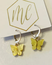 Butterfly Small Gold Huggie Hoops