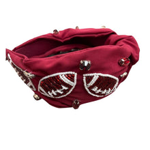 Iridescent Shiny Beaded Football Headbands
