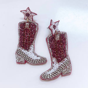 GAME DAY BOOT EARRINGS