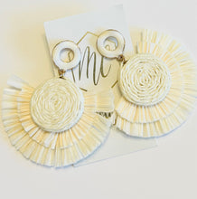 Fun Rattan Raffia Earrings