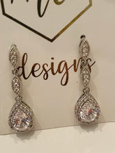 Triple Dangle Rhinestone Earrings