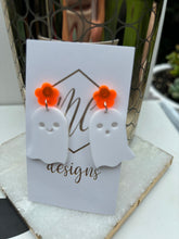 Ghost Halloween Acrylic Earrings