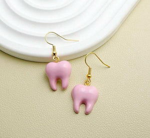 Teeth Acrylic Dangle Earrings