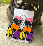 Hocus Pocus Horseshoe Earrings