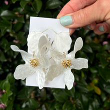 Large Flower Acrylic Earrings