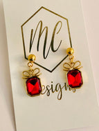 Small Christmas Present Earrings