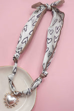 HANDMADE SCARF NECKLACE - HEART