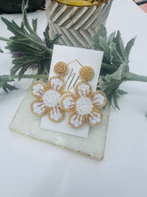 Spring Flower Beaded Earrings
