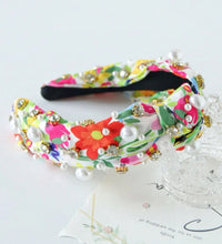 Jewel Pearl Knot Headbands
