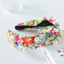 Jewel Pearl Knot Headbands