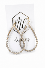 TearDrop Stone Beaded Earrings