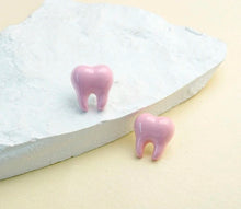 Teeth Acrylic Stud Earrings