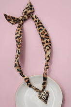 HANDMADE SCARF NECKLACE - HEART
