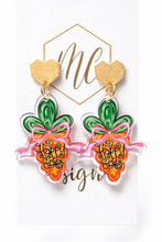 Easter Carrot Earrings