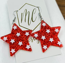 USA Star Earrings