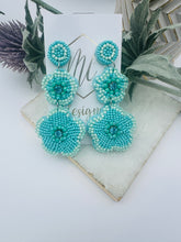 Spring Flower Beaded Earrings