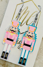 Small Pink Nutcracker Earrings