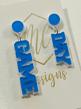 Acrylic Game Day Earring