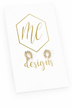 Horse and Horseshoe Simple Studs