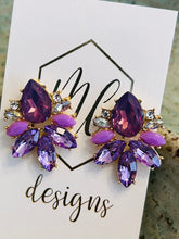 Colorful Rhinestone Earrings