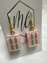 Mahjong Tile Earrings – Handmade Jewelry by MC Designs
