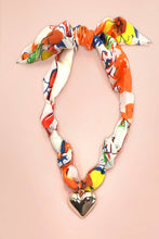 HANDMADE SCARF NECKLACE - HEART