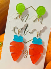 Rabbit and Carrot Earrings