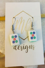 Tiny Mahjong Dangle Earrings