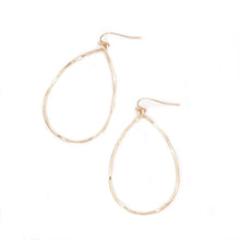 Simple Teardrop Earrings Gold and Silver